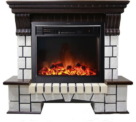 Изображение товара Каминокомплект InterFlame Экстер ЕС с Jupiter Bl темный дуб