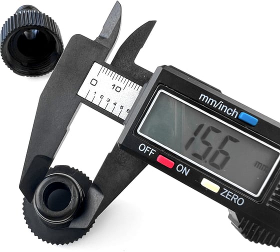 Изображение товара Адаптер быстросъемный пластиковый 3/4 вр, черный - 2 шт Профитт 1893607