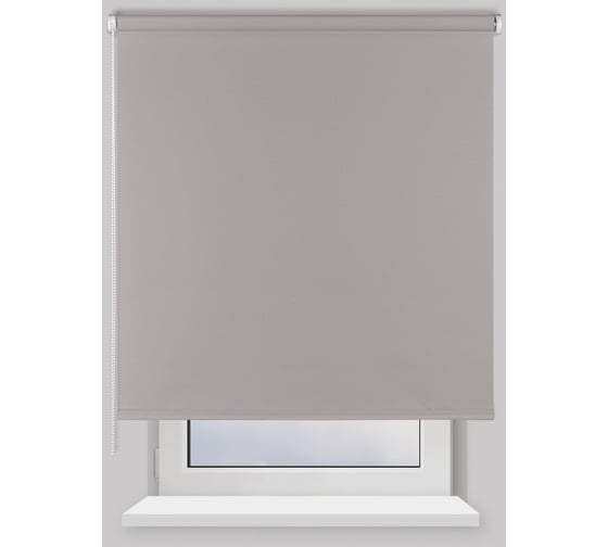 Изображение товара Рулонная штора PRAKTO JUTA 180x175 см, серый 8313248