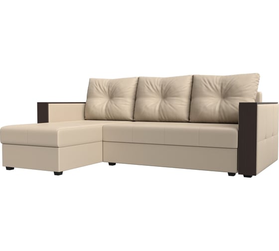 Изображение товара Угловой диван Валенсия Лайт левый угол Лига диванов 117766L