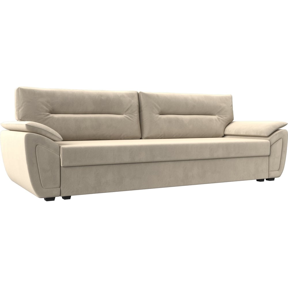 Изображение товара Диван Нэстор Лайт Лига прямой раскладной с ящиком и подлокотниками