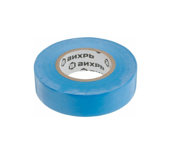 Изображение товара Изолента Вихрь 20mх19mmх0.15mm синий 73/3/3/4