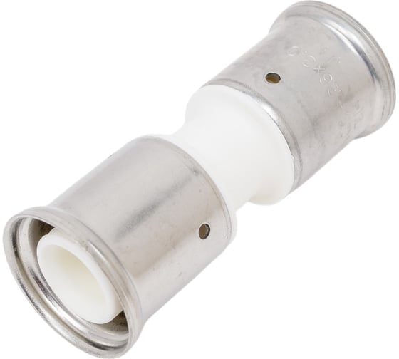 Изображение товара Муфта Henco ПВДФ пресс белая, 26x26 HE 15PKW-2626
