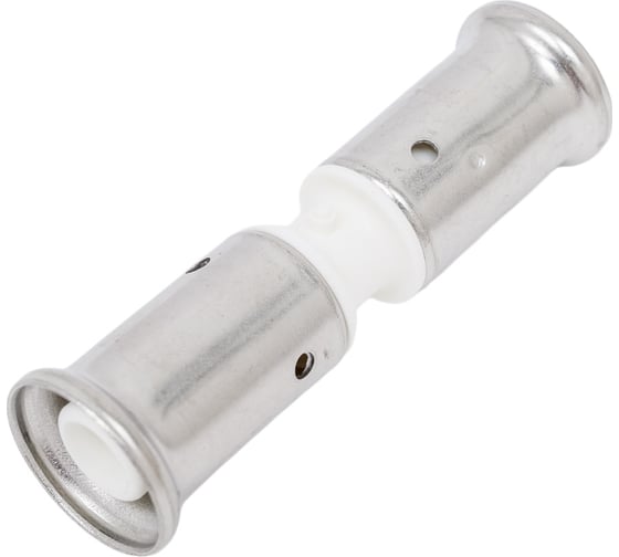 Изображение товара Муфта Henco ПВДФ пресс белая, 16x16 HE 15PKW-1616