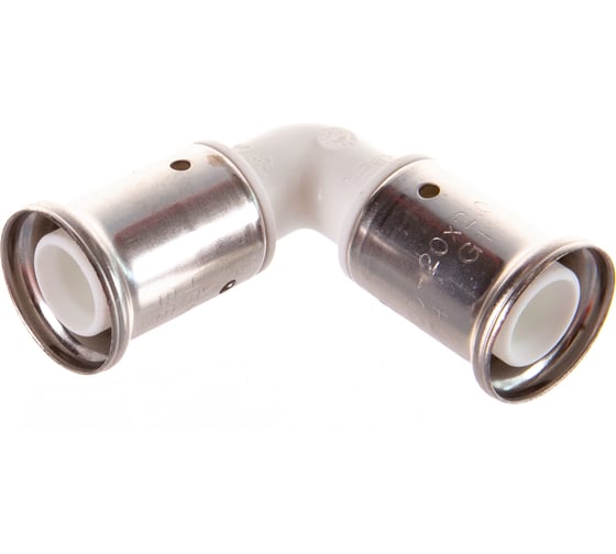 Изображение товара Угольник Henco 90, ПВДФ пресс белый, 20x20 HE 1PKW-2020