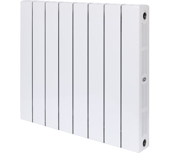 Изображение товара Биметаллический радиатор RIFAR SUPReMO 500 8 секций, боковое подключение, белый RAL 9016 S 500-8