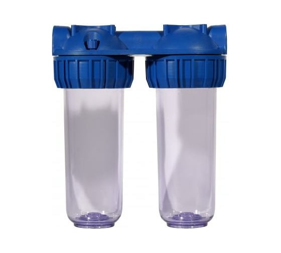 Изображение товара 2 Корпуса АКВА ПРО 10SL ХВС 1/2" 3-х элемент. прозрач. ключ и скоба MY-H10A02 402