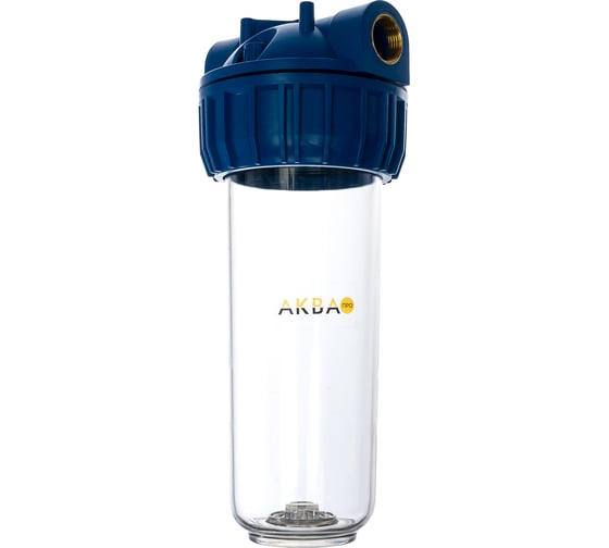 Изображение товара Корпус фильтра АКВА ПРО 10SL, прозрачный, 6 бар, лат. 3/4" MY-H10A.3/4  418