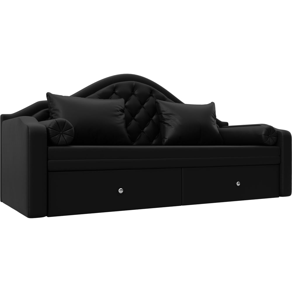 Изображение товара Современный прямой диван софа Сойер Лига диванов 100589 с раскладным механизмом и ящиком