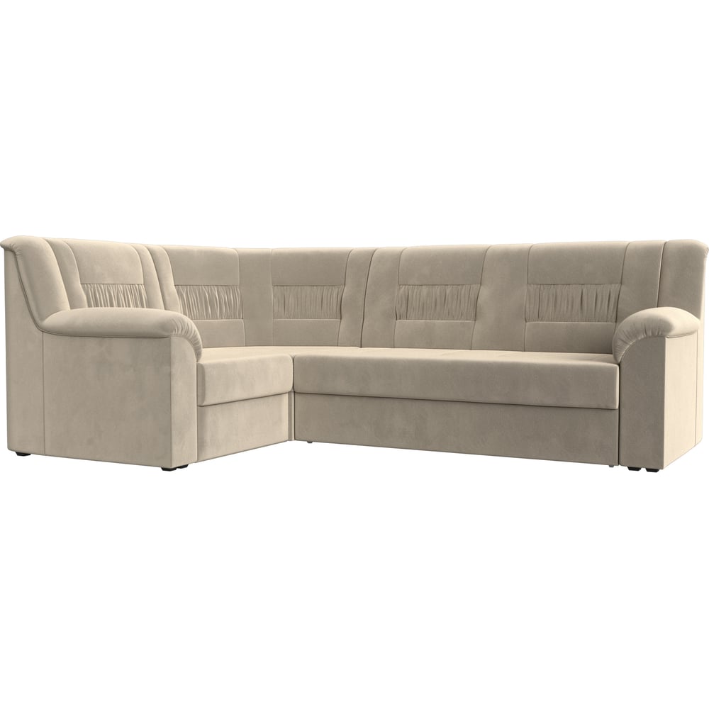 Изображение товара Угловой диван Карелия левый угол Лига диванов стиль классика микровельвет