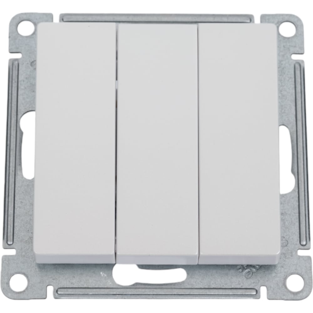 Изображение товара Механизм выключателя Systeme Electric Atlas Design 3-кл. жемчужный 10А