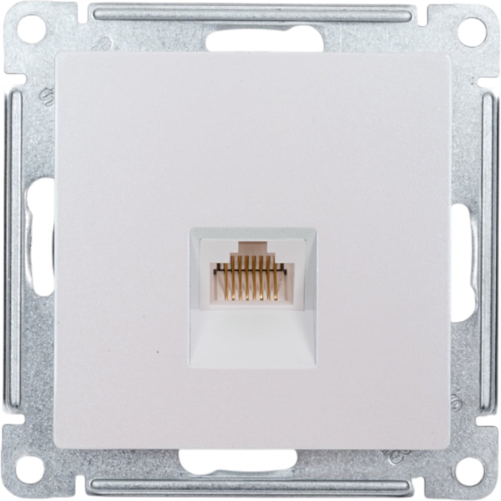 Изображение товара Механизм компьютерной розетки Systeme Electric ATLAS DESIGN RJ45 жемчуг