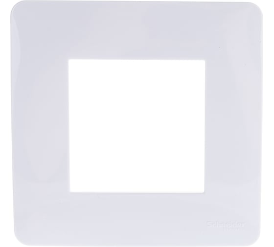 Изображение товара Рамка Systeme Electric 1-м UNICA STUDIO белая NU200218 1239738