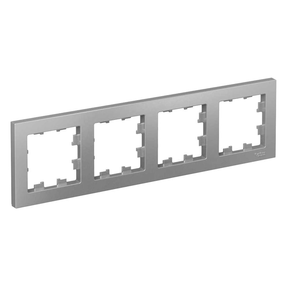 Изображение товара Рамка Systeme Electric ATLAS DESIGN 4 поста алюминий универсальная