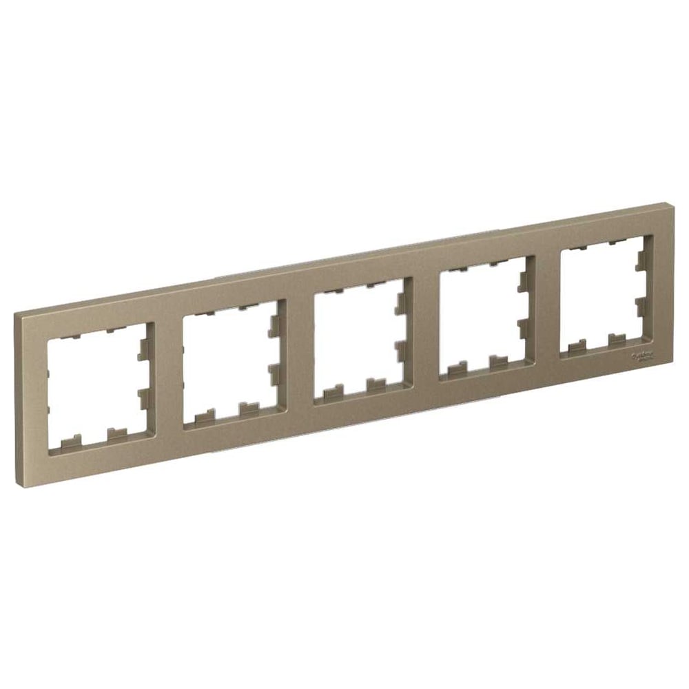 Изображение товара Рамка Systeme Electric 5-м ATLAS DESIGN универсальный шампань