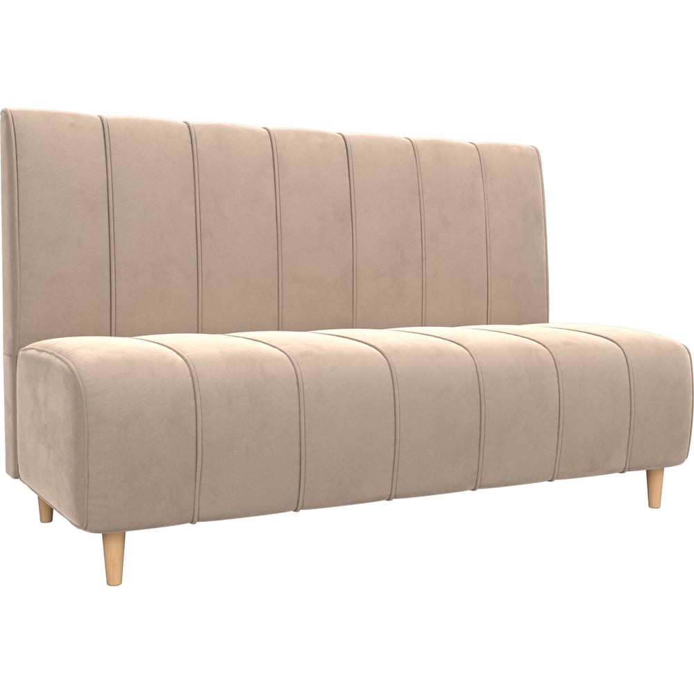 Изображение товара Прямой диван Ральф Лига диванов 104132 бежевый велюр современный комфортный