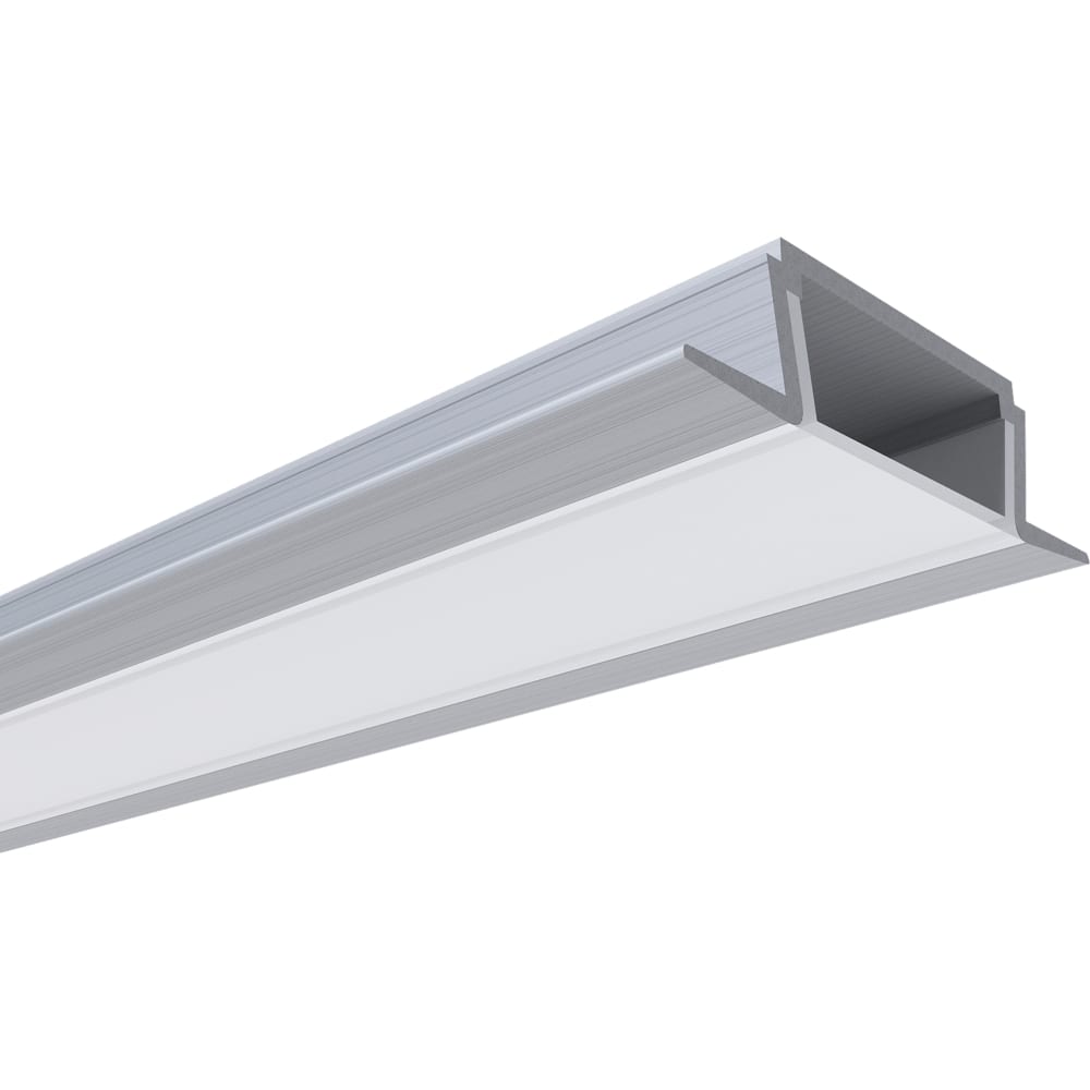 Встраиваемый прямой алюминиевый профиль для светодиодной ленты Apeyron профиль алюминиевый для светодиодной ленты swg sf 2121 rd