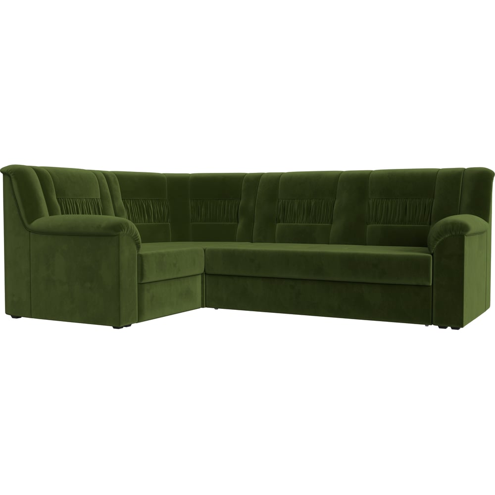 Изображение товара Угловой диван Карелия левый угол Лига диванов, микровельвет, классика