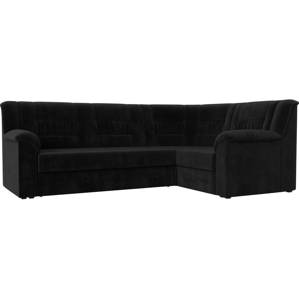 Изображение товара Угловой диван Карелия правая с Лигой диванов, классика, велюр, 3 места