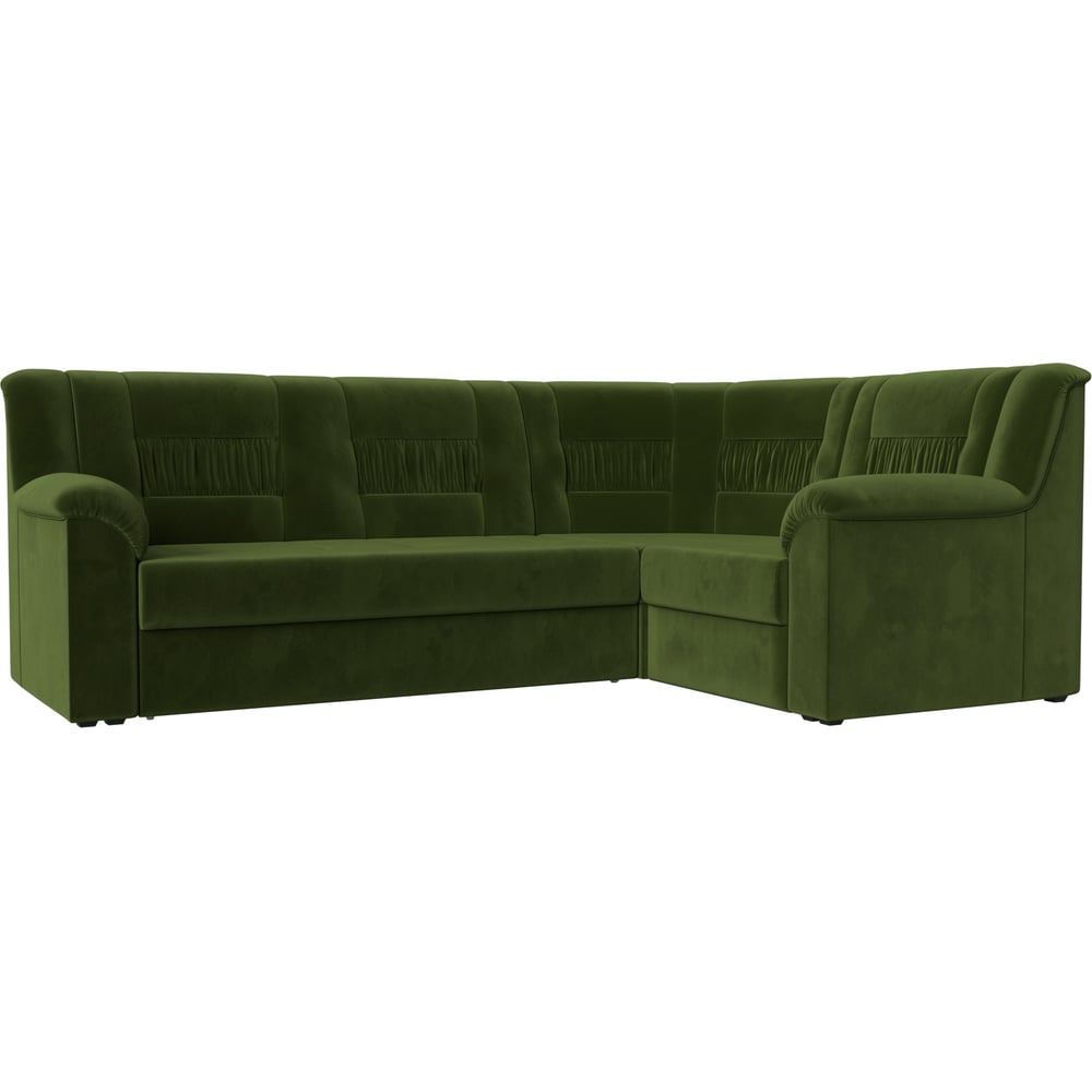 Изображение товара Угловой диван Карелия правый угол Лига диванов, микровельвет, механизм дельфин