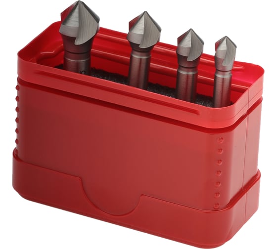 Изображение товара Набор из 4-х Зенковок /6,3, 8, 10, 12/ Bucovice Tools 741801