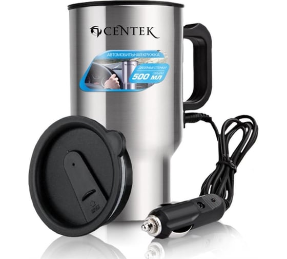 Изображение товара Автомобильная термокружка Centek 35 Вт, 500 мл CT-0090