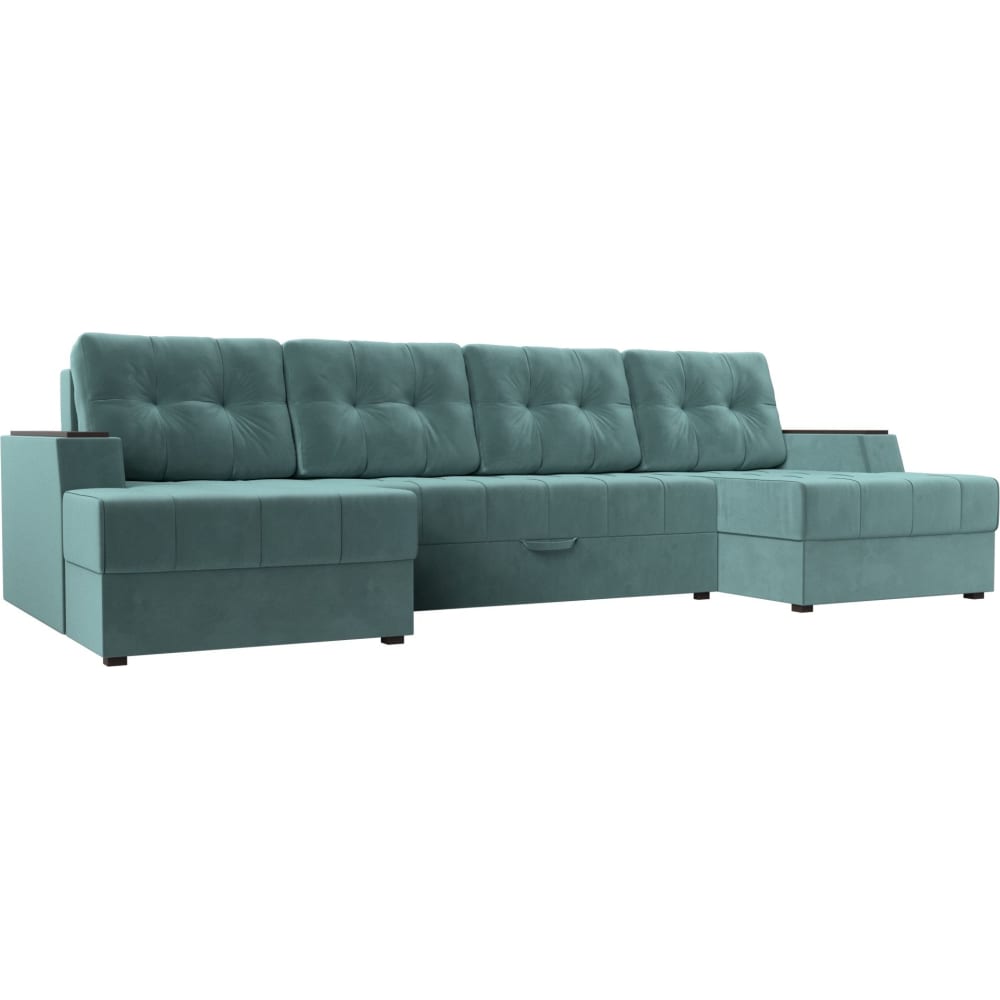 П-образный диван Лига диванов кресло лига диванов кресло кипр велюр бирюзовый