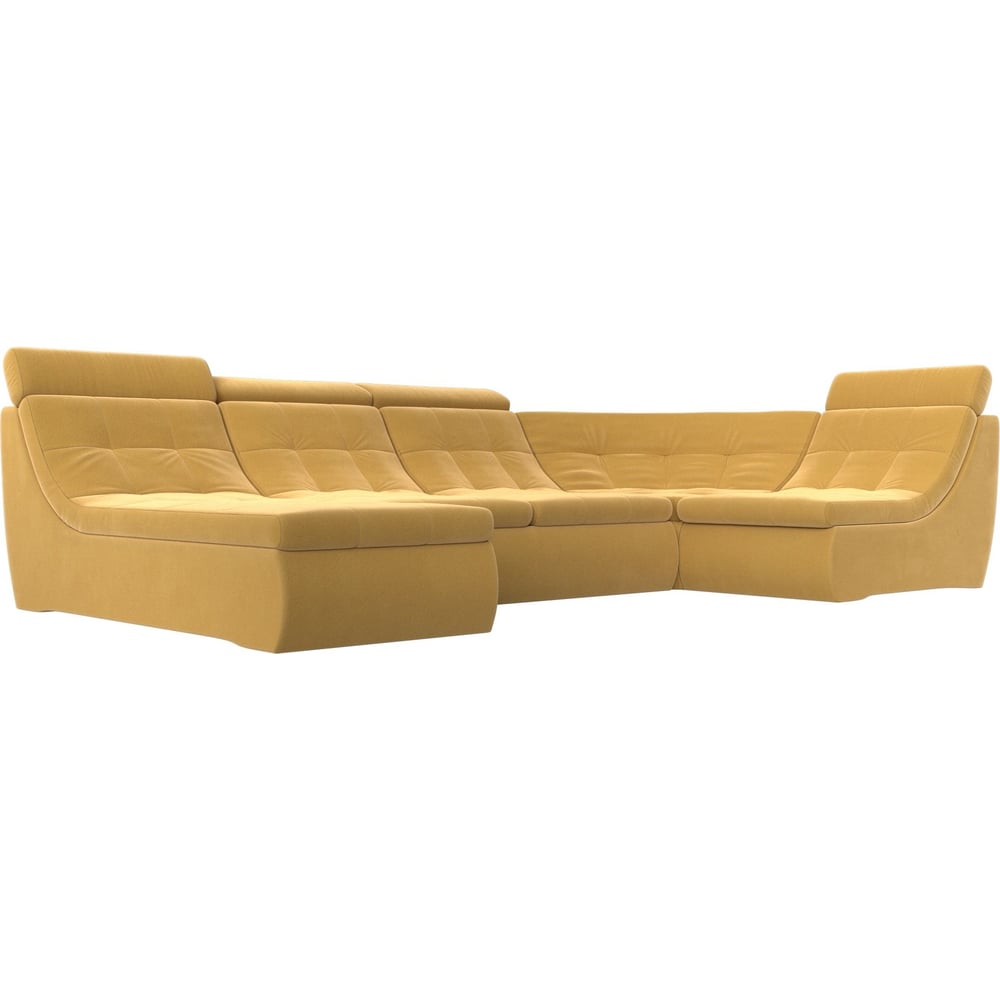 П-образный модульный диван Лига диванов угловой модульный диван лига диванов холидей велюр зеленый