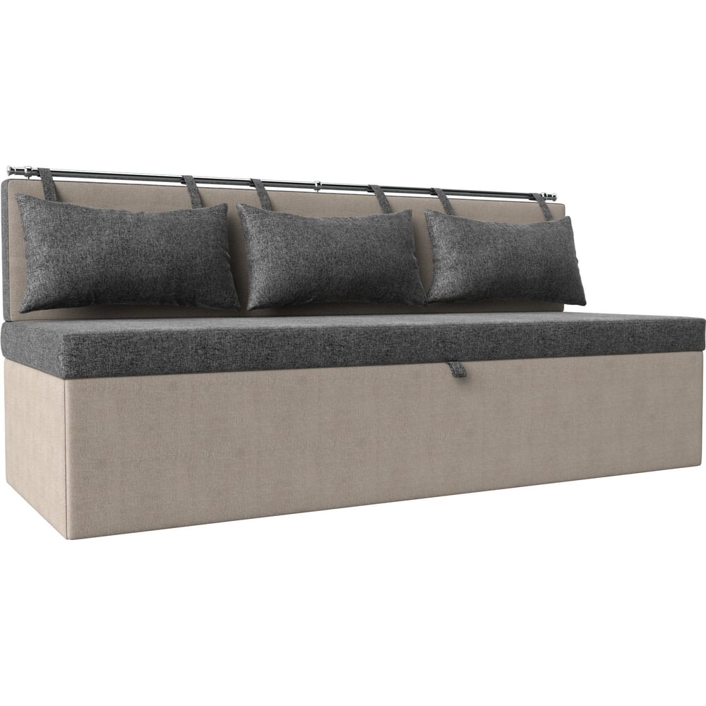 Кухонный прямой диван Лига диванов угловой диван клайд механизм дельфин рогожка серый