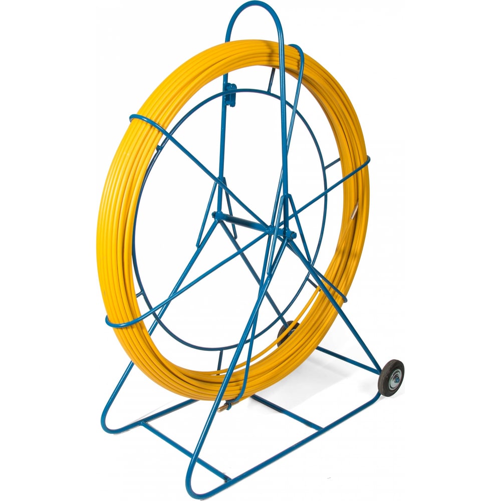 Изображение товара Протяжка-стеклопруток FORTISFLEX FGP-11/200МК 78461 на тележке, 200 м, желтая