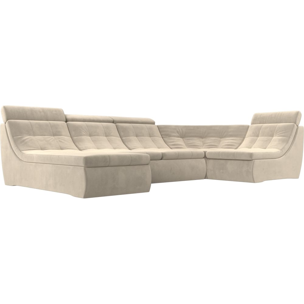 П-образный модульный диван Лига диванов артмебель п образный модульный диван монреаль микровельвет фиолетовый экокожа