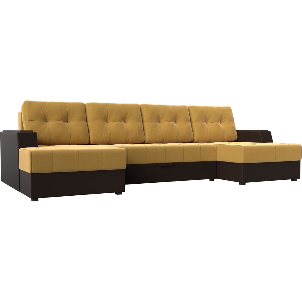П-образный диван Лига диванов п образный диван артмебель меркурий корфу 02 экокожа коричневый