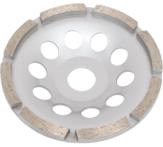 Изображение товара Круг алмазный сегментный, чашечный, шлифовальный, однорядный, 125 мм РемоКолор 74-0-501