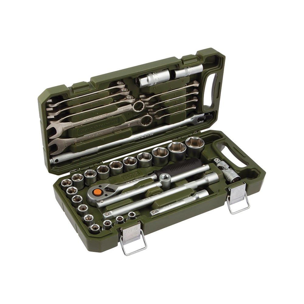 Изображение товара Набор головок 1/2 дюйма с комбинированными ключами, 35 предметов Дело техники