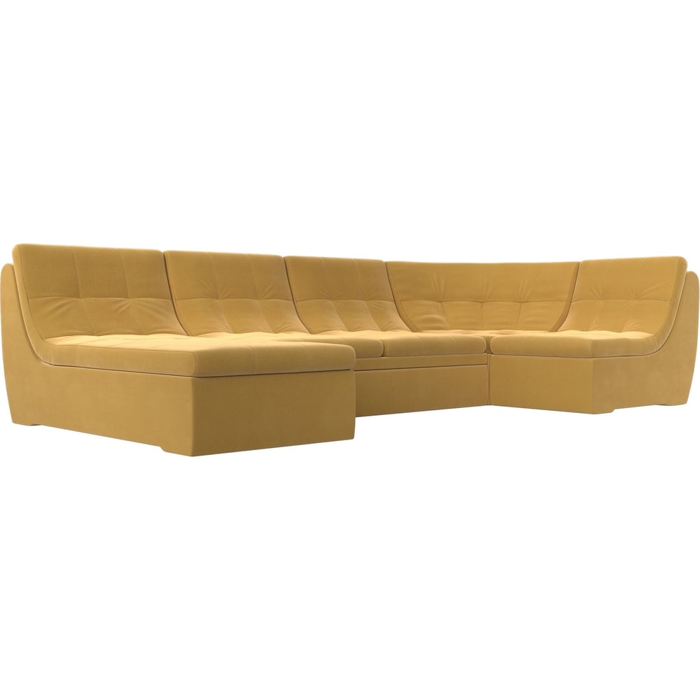 П-образный модульный диван Лига диванов п образный модульный диван лига диванов холидей люкс экокожа белый