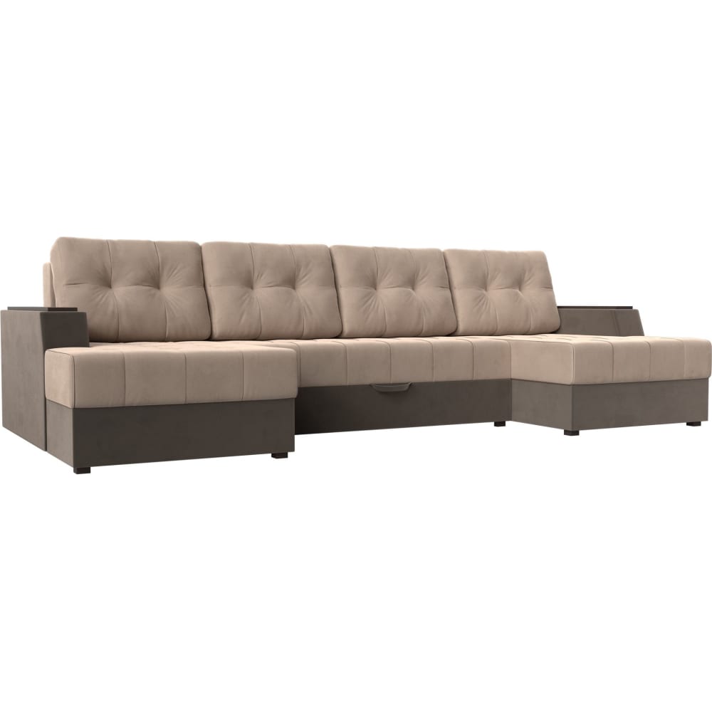 П-образный диван Лига диванов артмебель п образный модульный диван монреаль велюр голубой экокожа