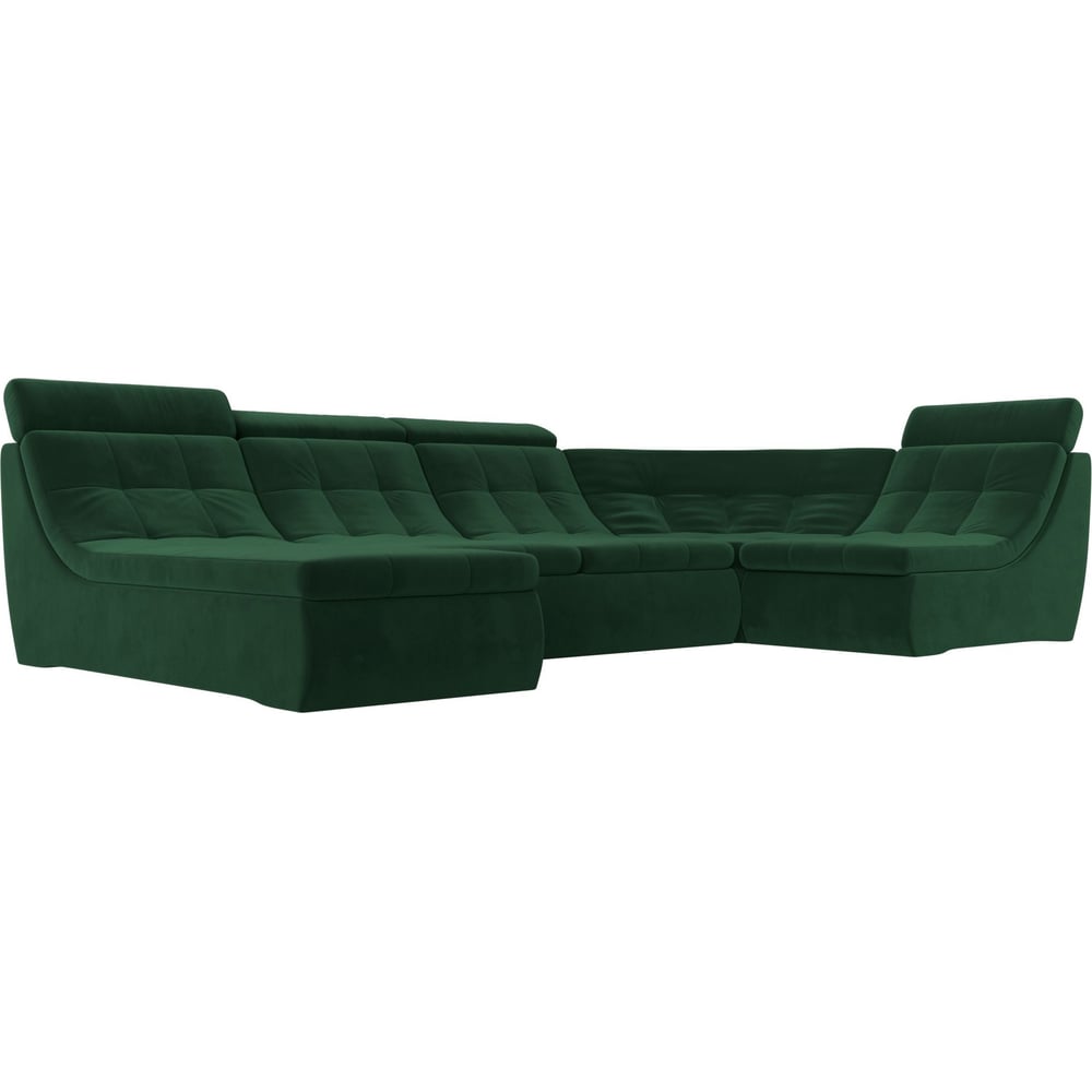 П-образный модульный диван Лига диванов угловой модульный диван лига диванов холидей велюр зеленый