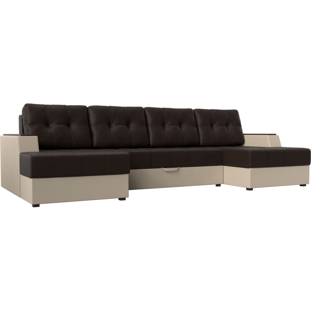 П-образный диван Лига диванов артмебель п образный диван клайд велюр коричневый
