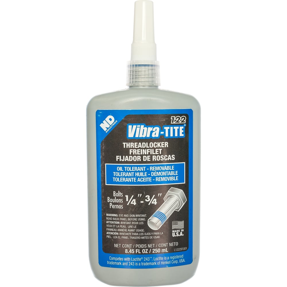 Резьбовой фиксатор Vibra-tite резьбовой фиксатор средней прочности vibra tite