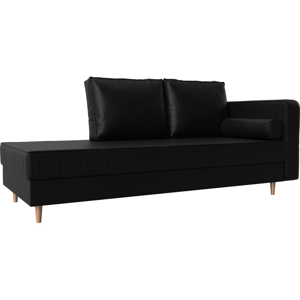 Изображение товара Кушетка Прайм правая Лига диванов черная 2120х810х770 мм