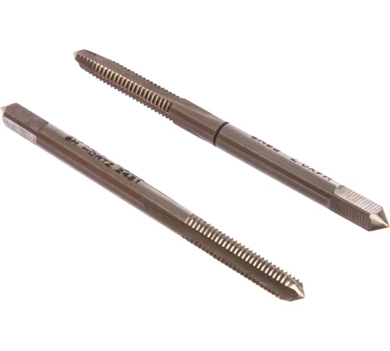 Изображение товара Метчик М 4x0,7 м/р комплект 2 шт. Р6М5 HORTZ 203857