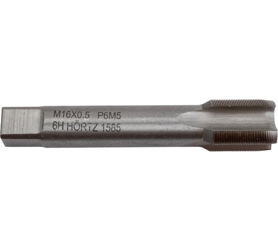 Изображение товара Метчик М16x0,5 м/р Р6М5 HORTZ 203708