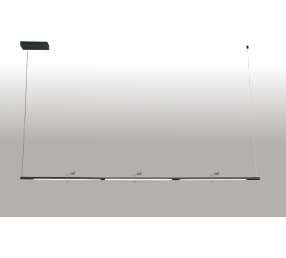 Изображение товара Подвесной светодиодный светильник Crystal lux Largo SP33W L1770 Black