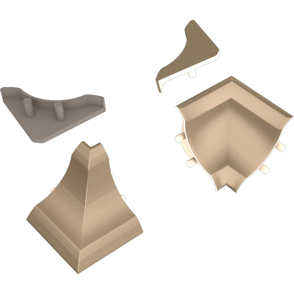 Изображение товара Комплект аксессуаров LB15 KORNER дуб каньон 4 шт пластик стильный