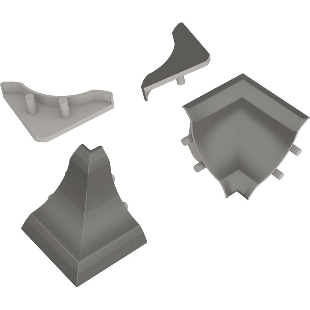 Изображение товара Комплект аксессуаров LB15 KORNER AluMini - 4 предмета из пластика