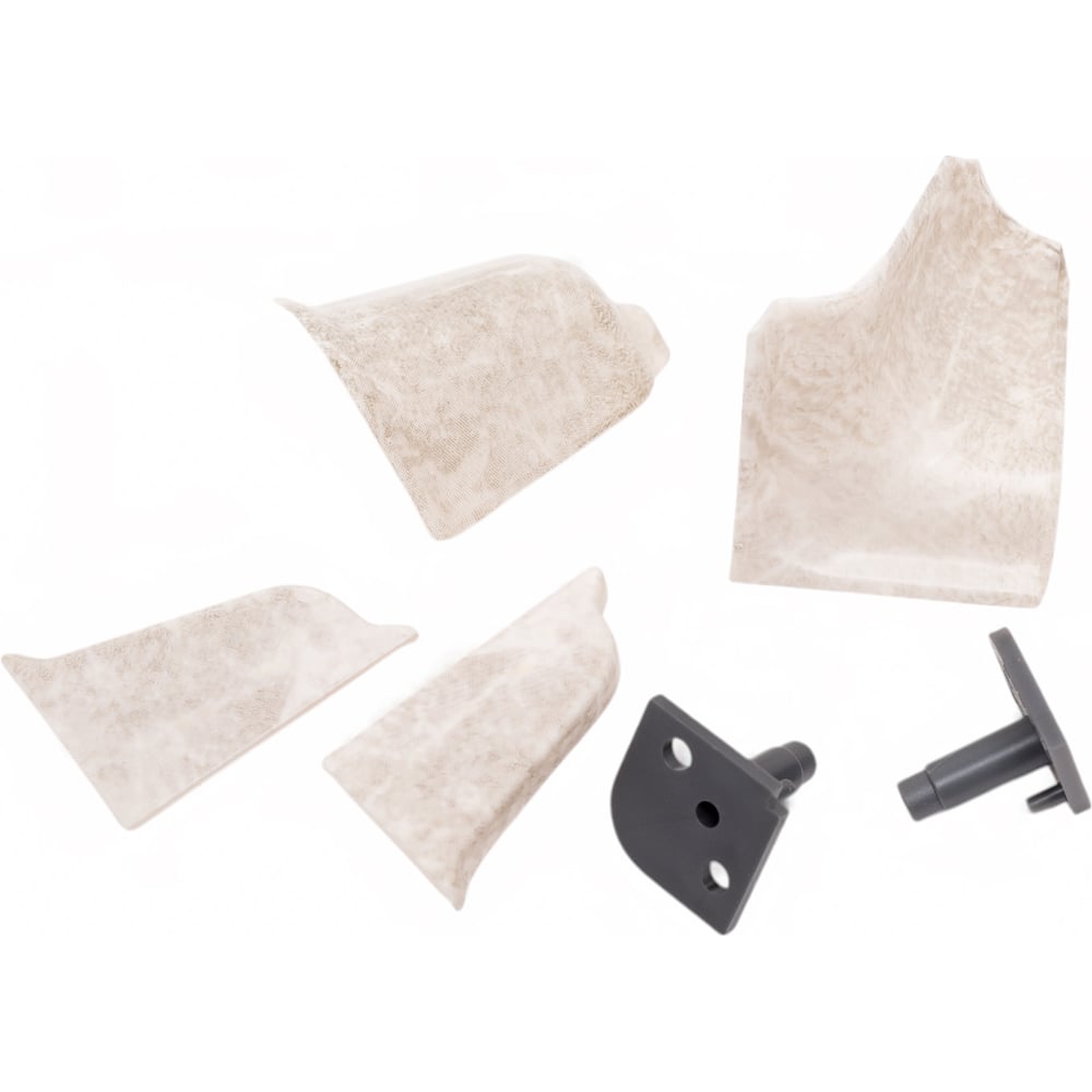 Изображение товара Комплект аксессуаров к LB 37 KORNER Краш лино бьянко 467 4 шт. пластик