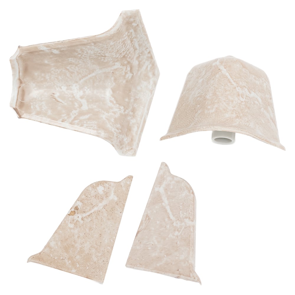 Изображение товара Комплект аксессуаров к LB 37 KORNER мрамор беж светлый 4 шт