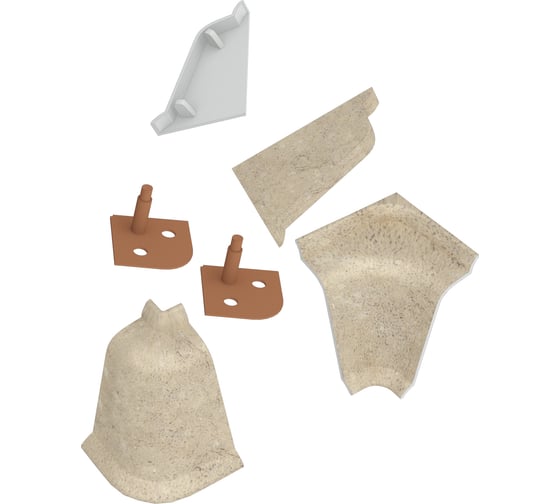 Изображение товара Комплект аксессуаров к LB 37 KORNER Краш халцедон 304 20-37-9-M-304