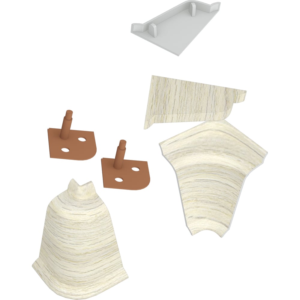 Изображение товара Комплект аксессуаров к LB 37 KORNER Краш дуб выбеленный 6084 20-37-9-M-6084