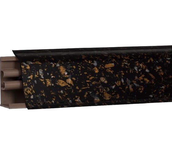 Изображение товара Плинтус для столешницы KORNER Черная бронза матовый 3.0 м, ПВХ LB-381-6113 20-381-0-6113